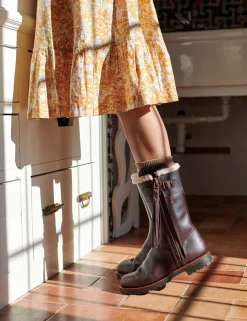 Penelope Chilvers Midcalf Lined Tassel Boot