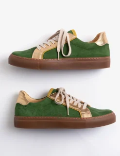 Penelope Chilvers Paradise Suede Metallic Trainer