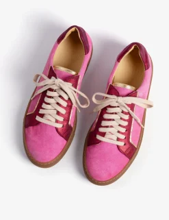 Penelope Chilvers Paradise Suede Metallic Trainer