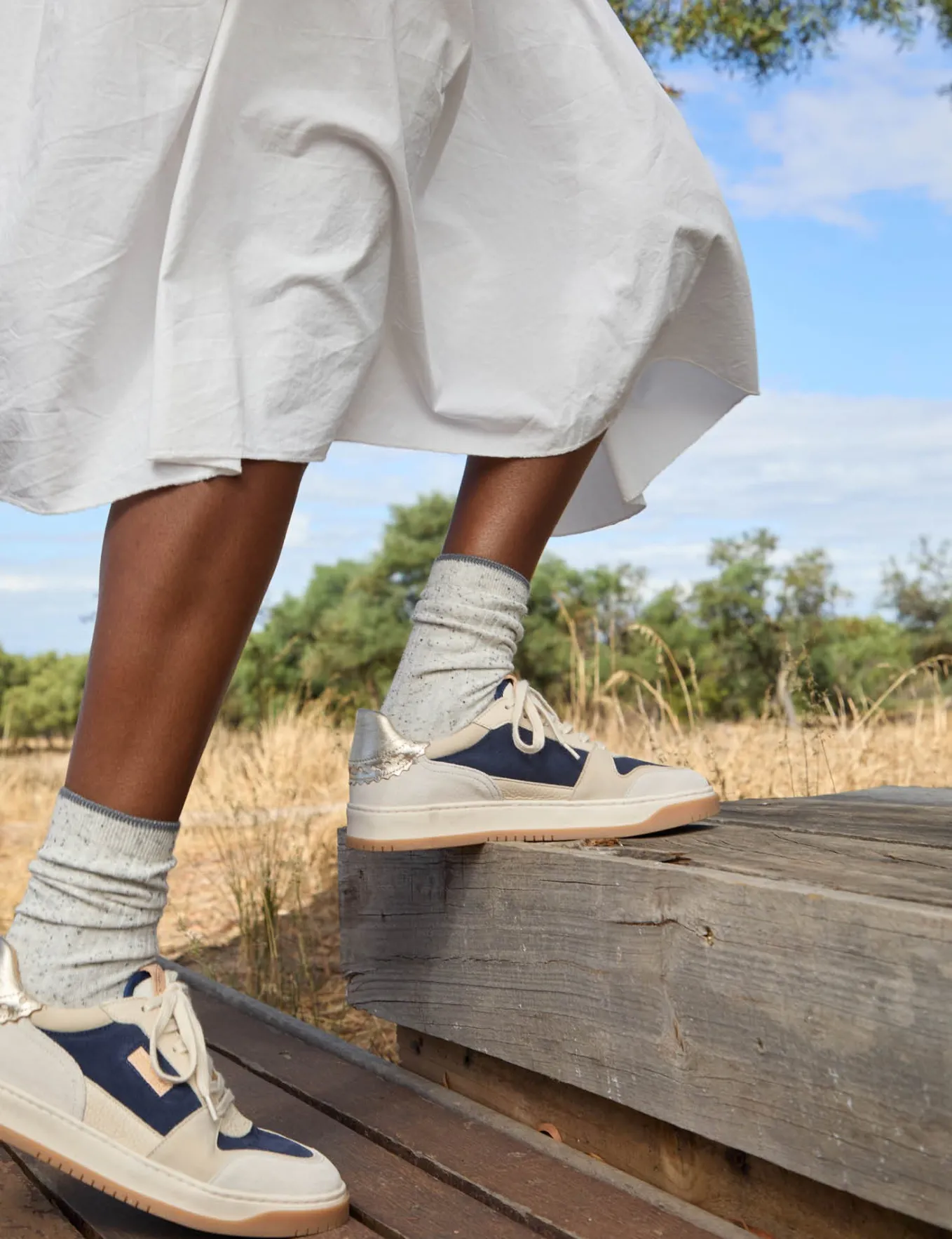 Penelope Chilvers Pintado Leather Trainer