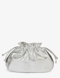 Penelope Chilvers Puffball Leather Clutch