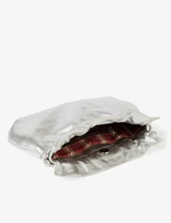 Penelope Chilvers Puffball Leather Clutch