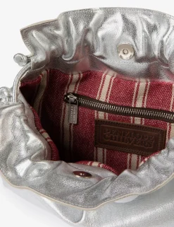 Penelope Chilvers Puffball Leather Clutch
