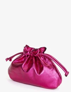 Penelope Chilvers Puffball Leather Clutch