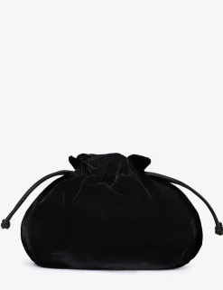 Penelope Chilvers Puffball Velvet Clutch