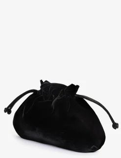 Penelope Chilvers Puffball Velvet Clutch