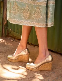 Penelope Chilvers Scoop Leather Espadrille