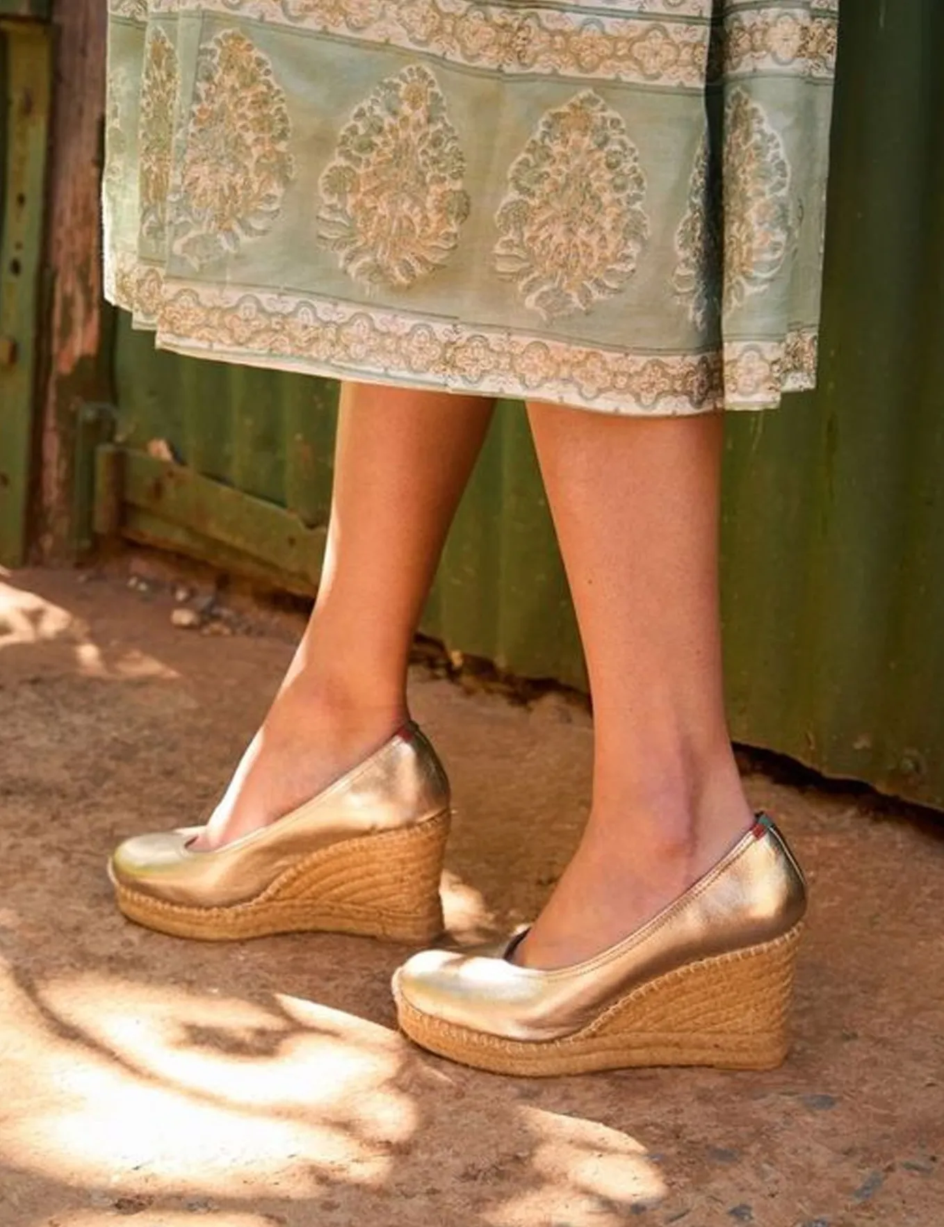 Penelope Chilvers Scoop Leather Espadrille