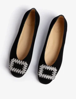 Penelope Chilvers Tiffany Diamante Suede Pump