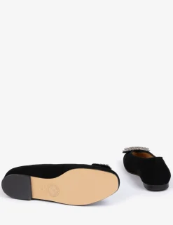 Penelope Chilvers Tiffany Diamante Suede Pump