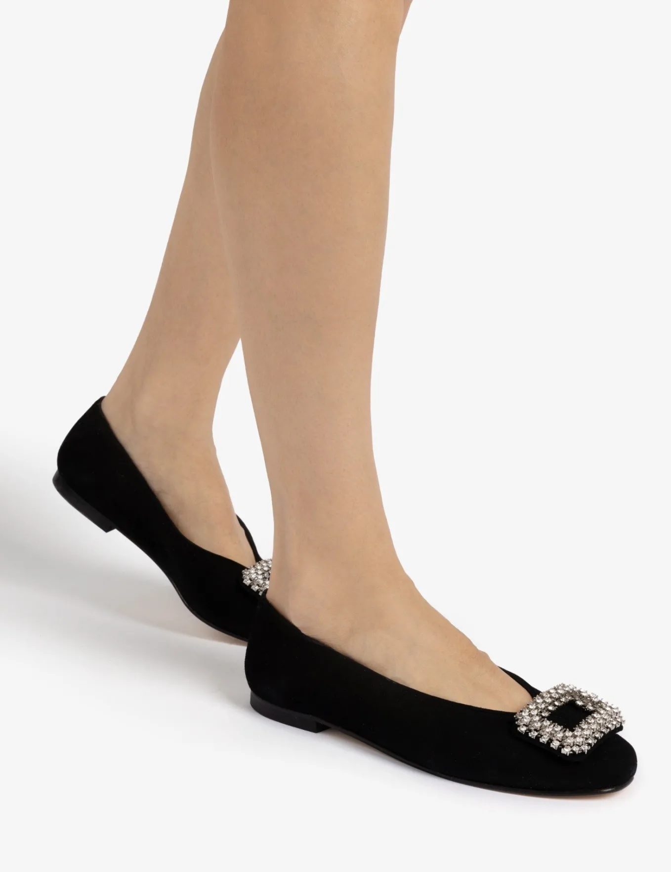 Penelope Chilvers Tiffany Diamante Suede Pump