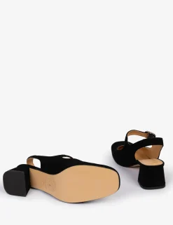 Penelope Chilvers Tiffany Diamante Suede Slingback