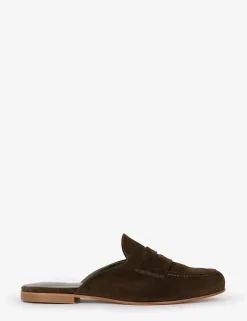 Penelope Chilvers Valentina Suede Backless Loafer