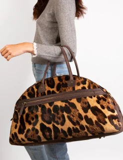 Penelope Chilvers Weekender Tortoiseshell Pony Bag